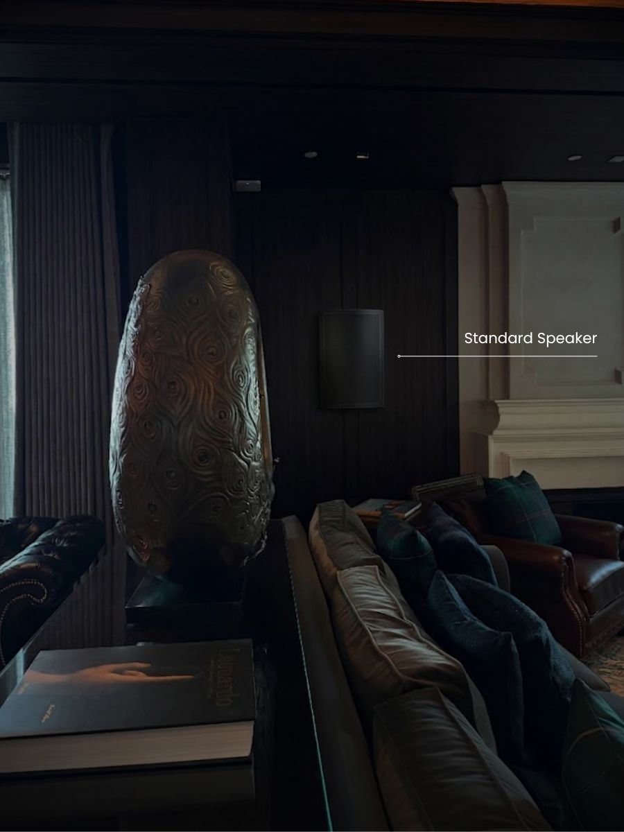 Standard speaker installation